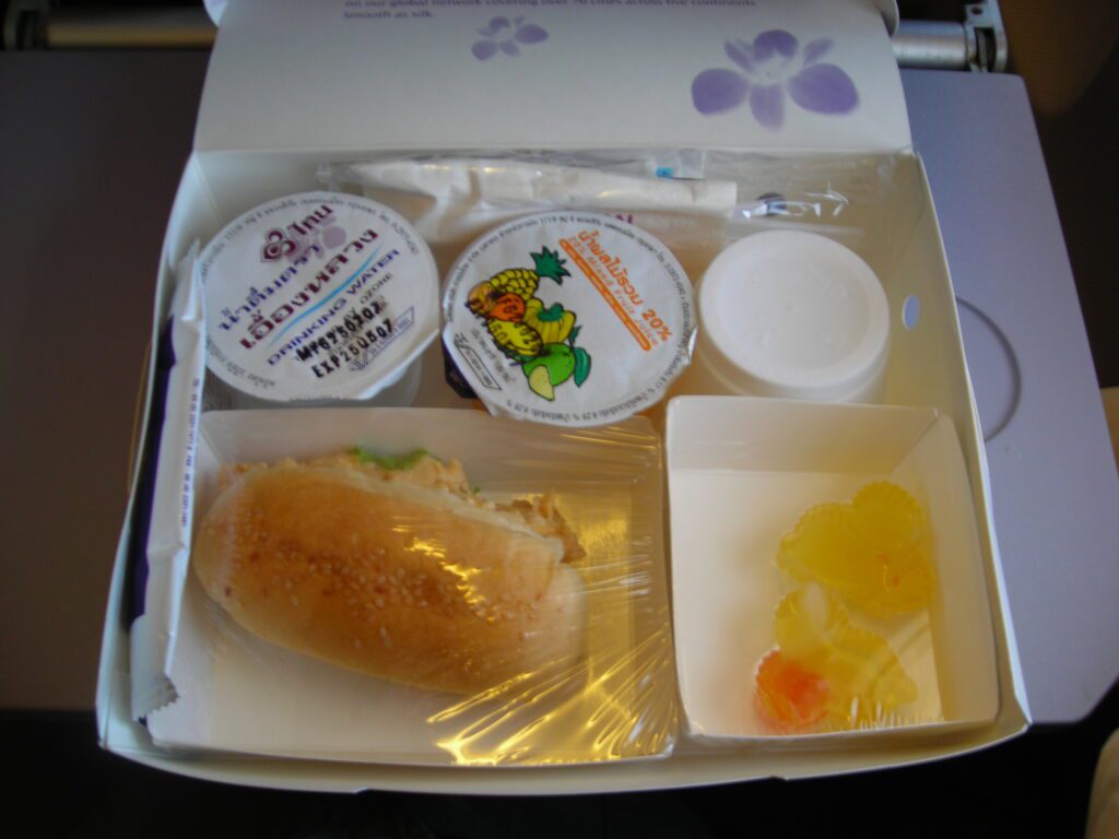 Airplane food