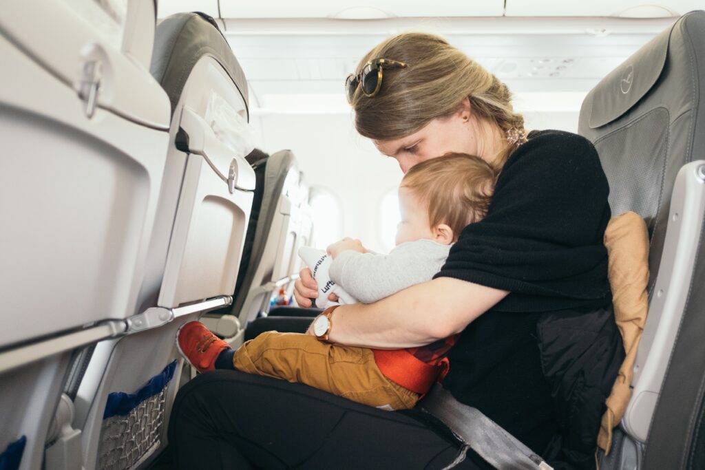 Passenger on plane