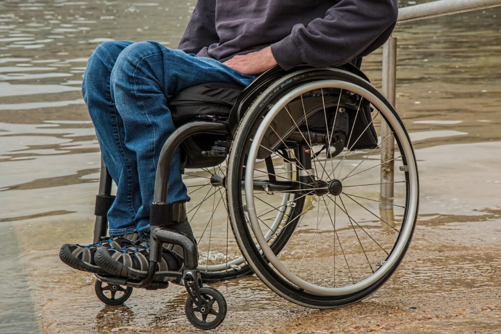 Person in wheelchair